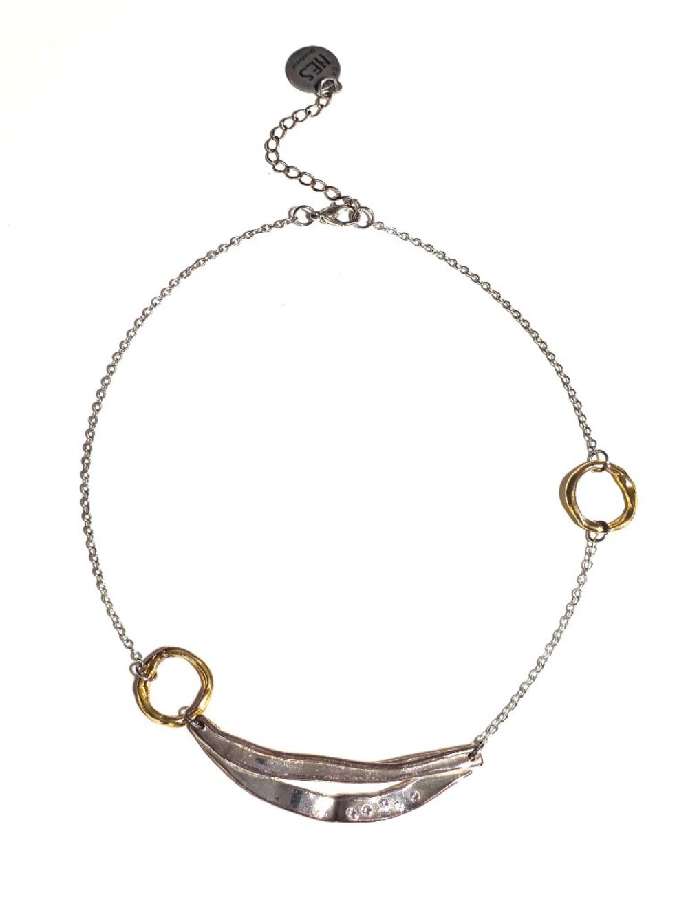 NES gold & silver tone necklace